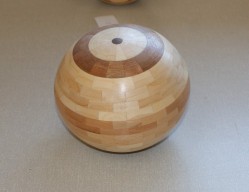 This segmented sphere won a Highly commended certificate for Dave Skinner